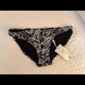 NWT Converse Paisley Bikini Swim Bottom L